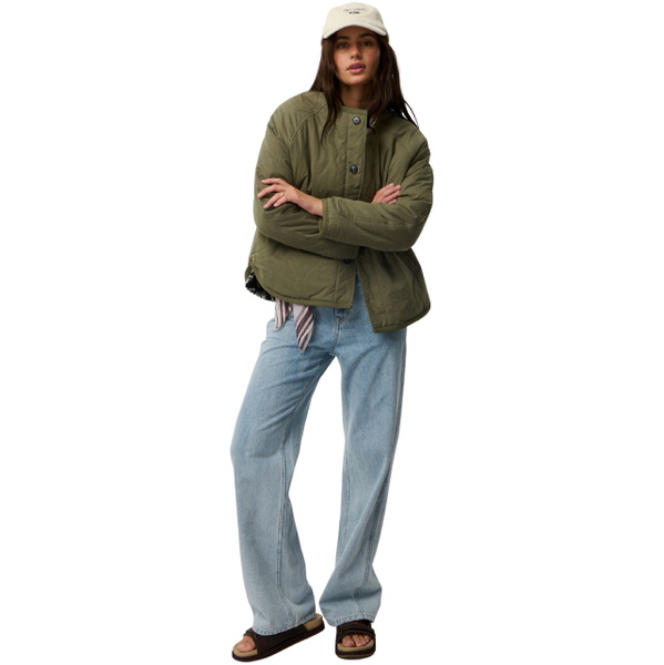 2026 Rip Curl Womens Bossa Nova Revo Jacket 047WJA - Military Green